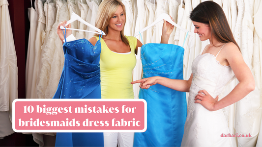 10 biggest mistakes bridesmaids make when picking a dress fabric