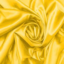 Darbari Fine Back Satin - Yellow