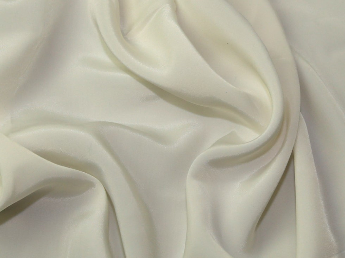 Darbari Smooth Light And Feel Like Feather On Skin Crepe De Chine Fabric- Cream
