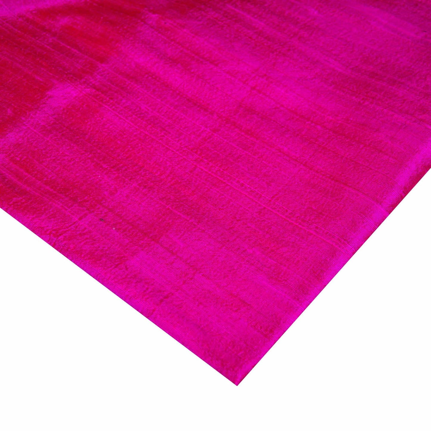Darbari Dupion Raw Silk - Hot Pink