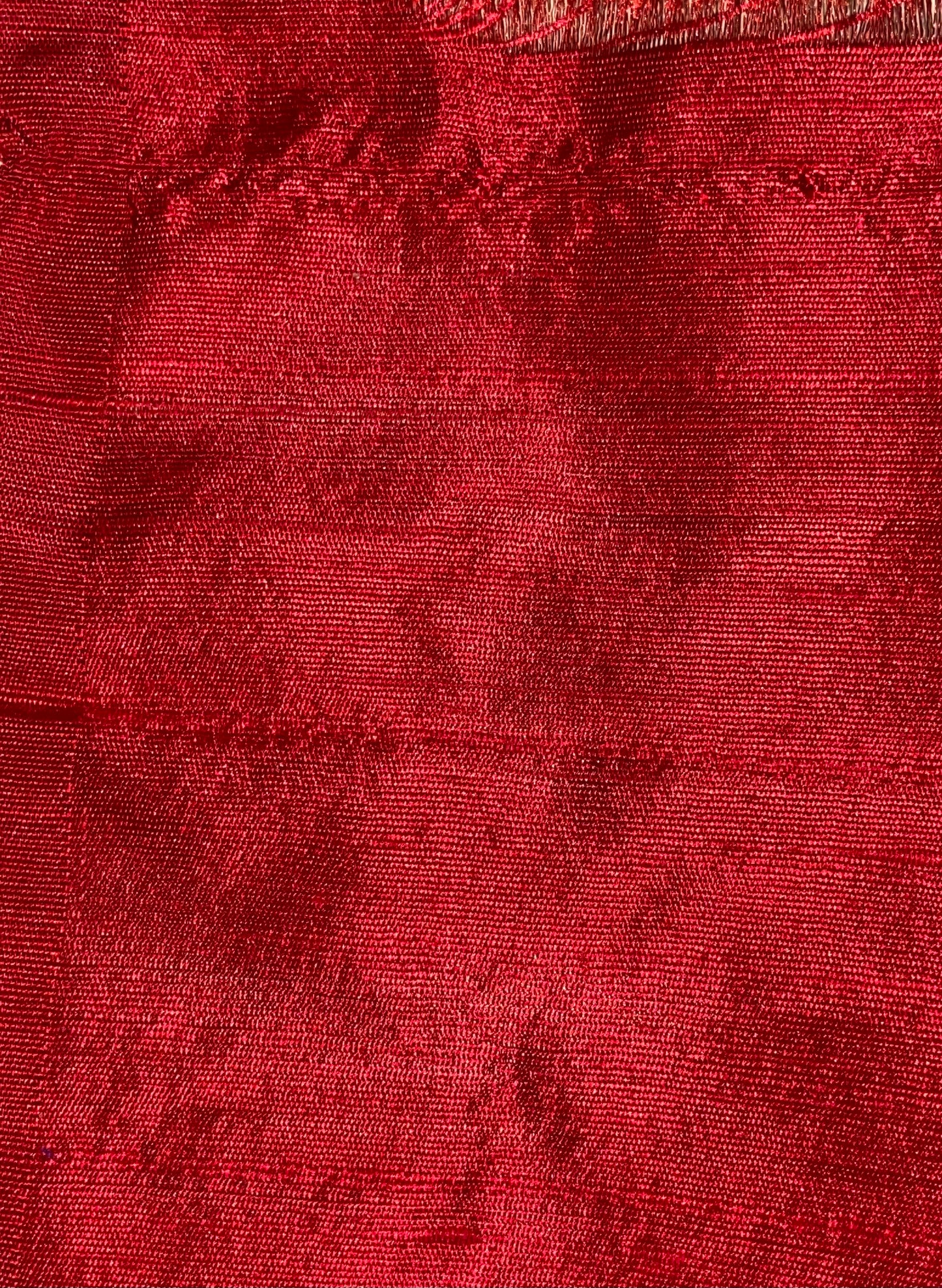 Darbari Dupion Silk - Raw Silk Fabric- Wine