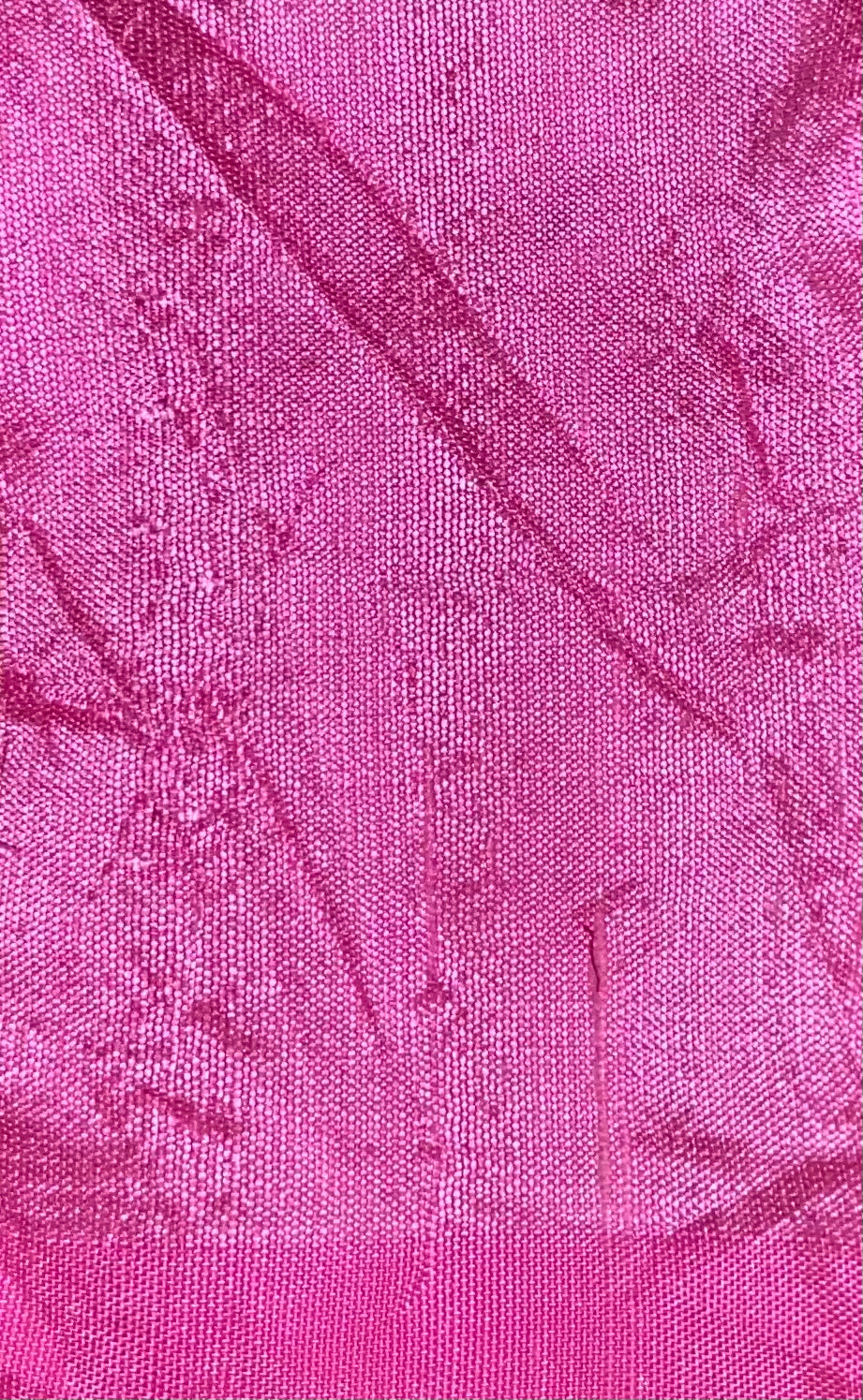 Darbari Dupion Silk - Raw Silk Fabric- Hot Pink