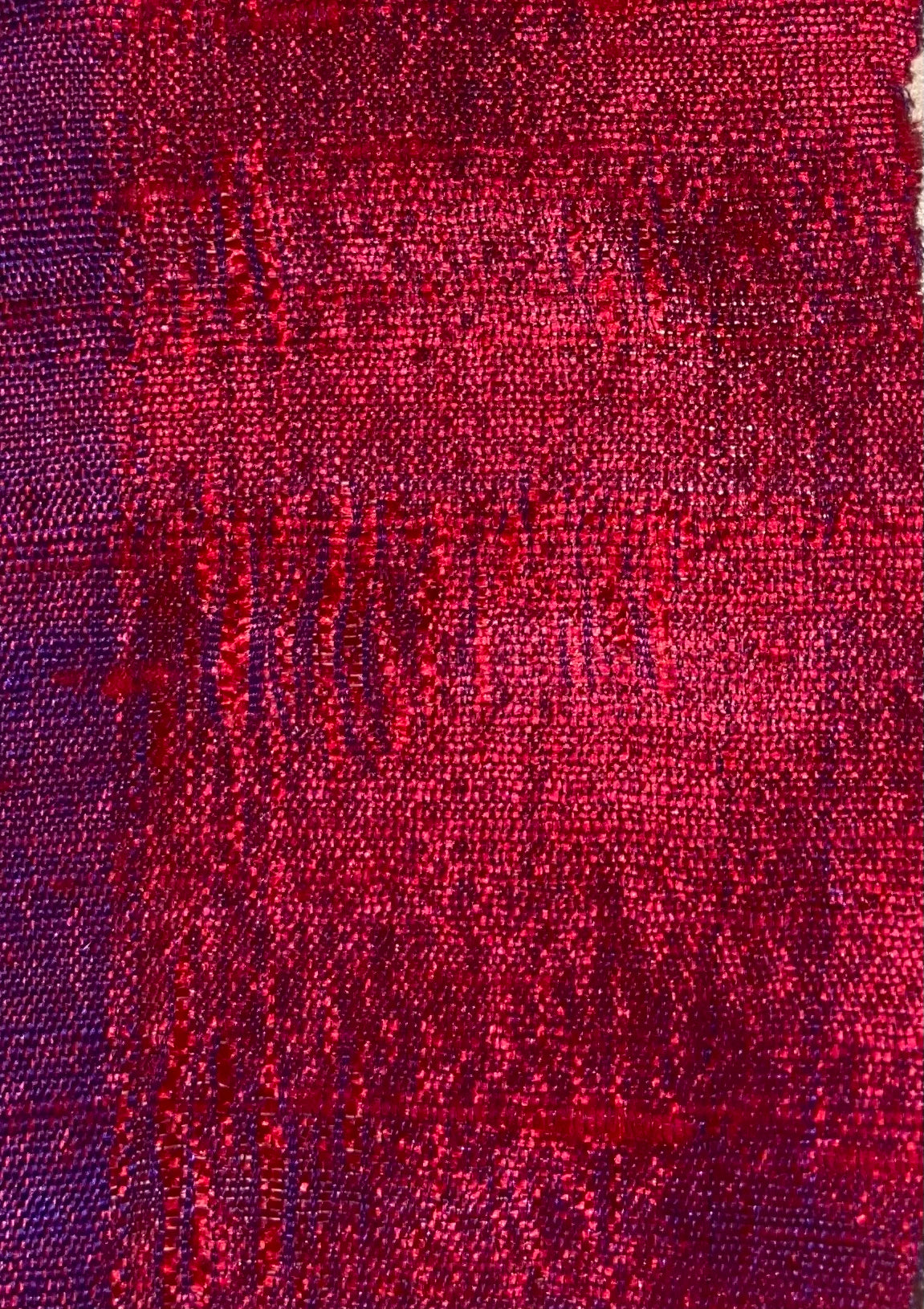 Darbari Dupion Silk - Raw Silk Fabric- Royal Purple