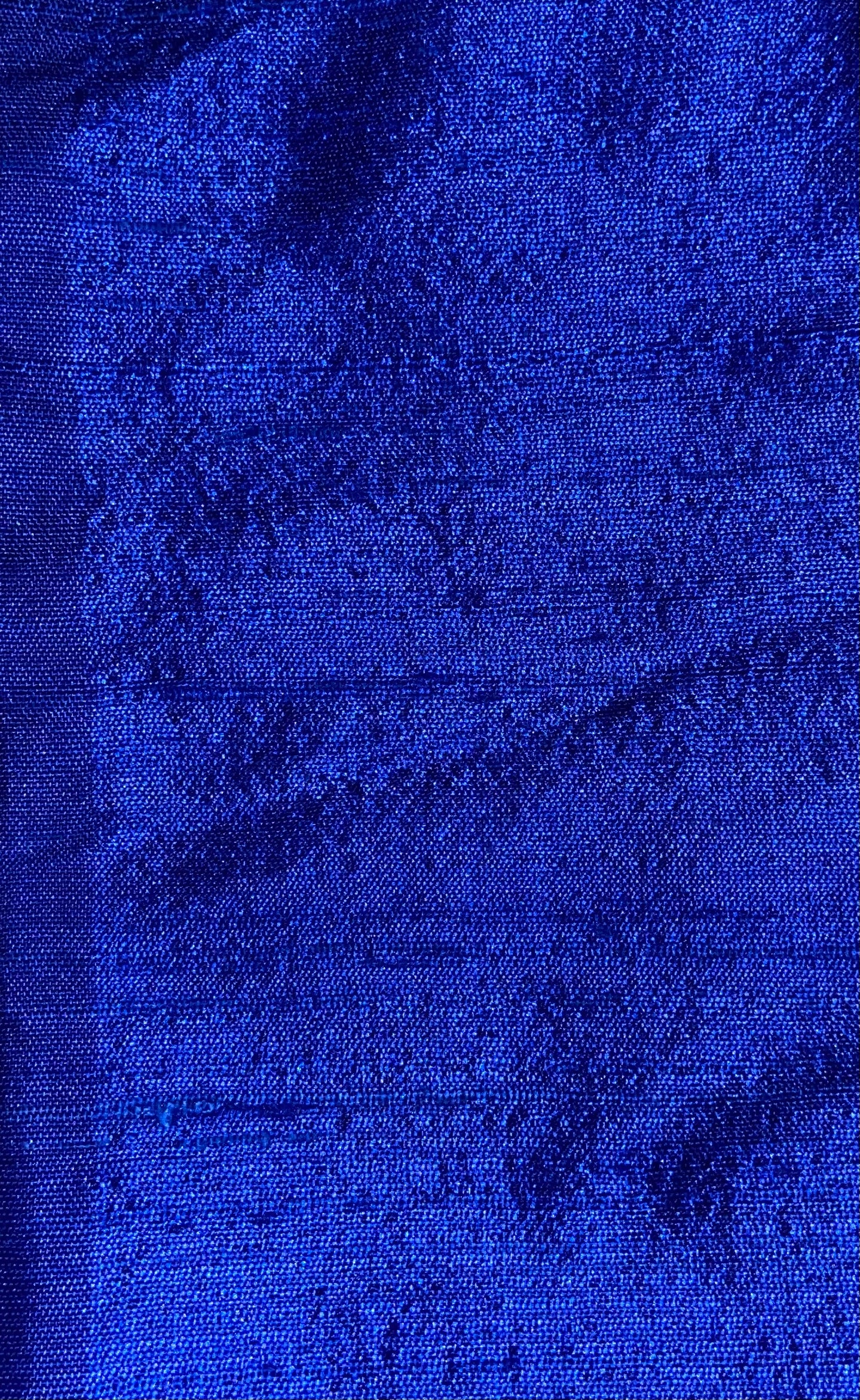 Darbari Dupion Silk - Raw Silk Fabric- Blue
