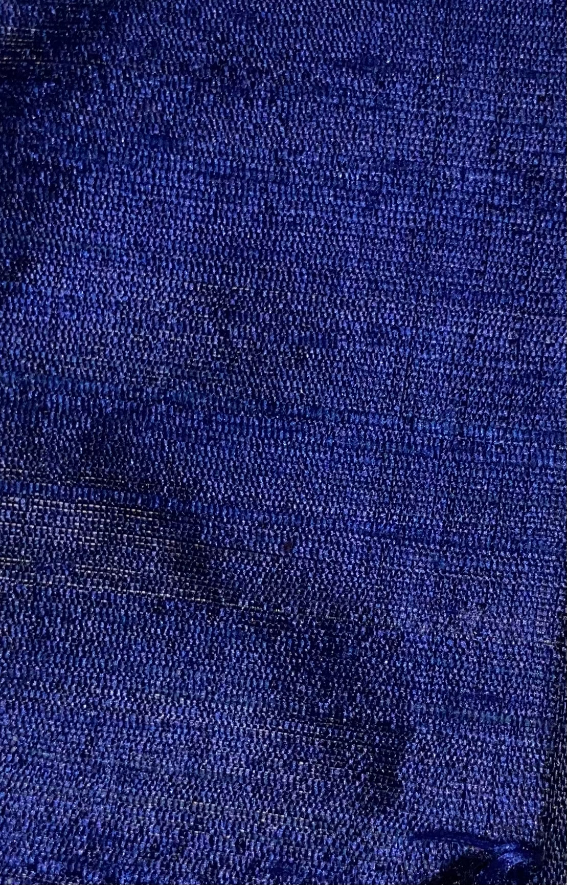Darbari Dupion Raw Silk - Cobalt Blue