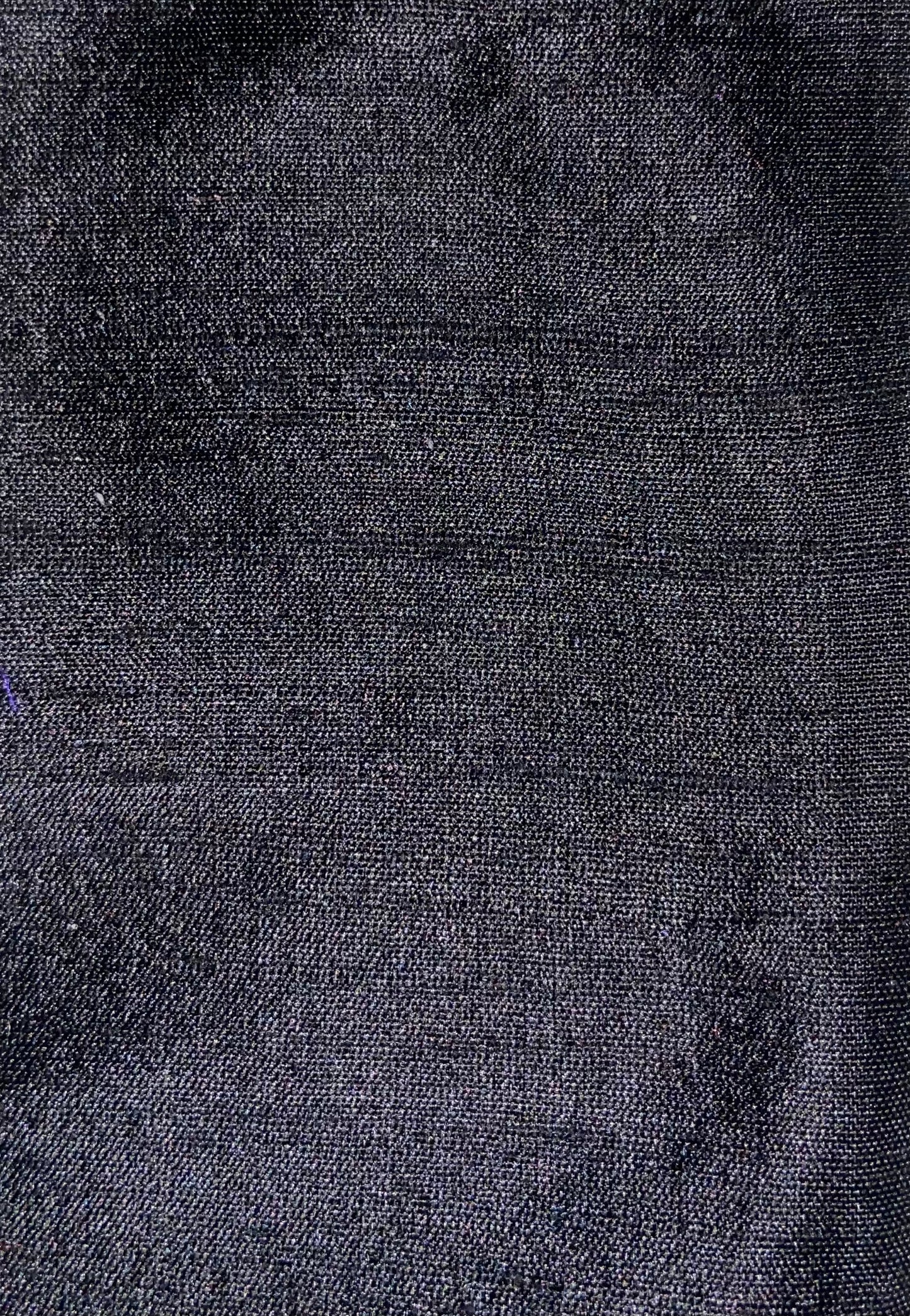 Darbari Dupion Silk - Raw Silk Fabric- Charcoal Grey