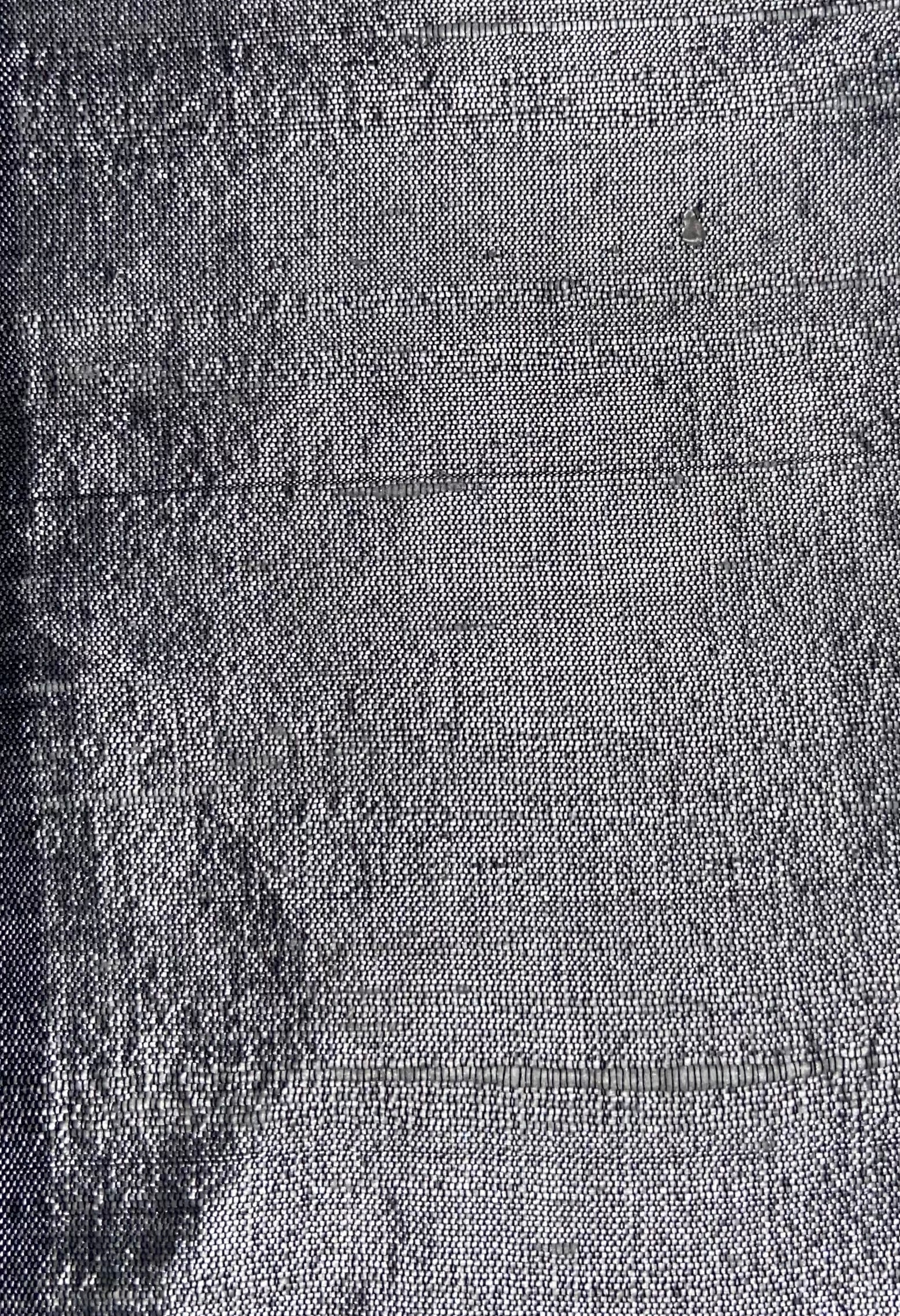 Darbari Dupion Silk - Raw Silk Fabric- Cream Silver