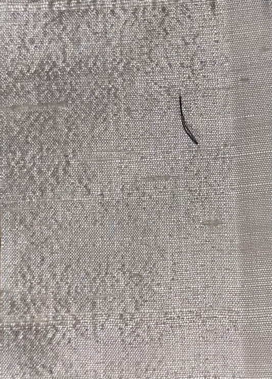 Darbari Dupion Silk - Raw Silk Fabric- Sand Cream