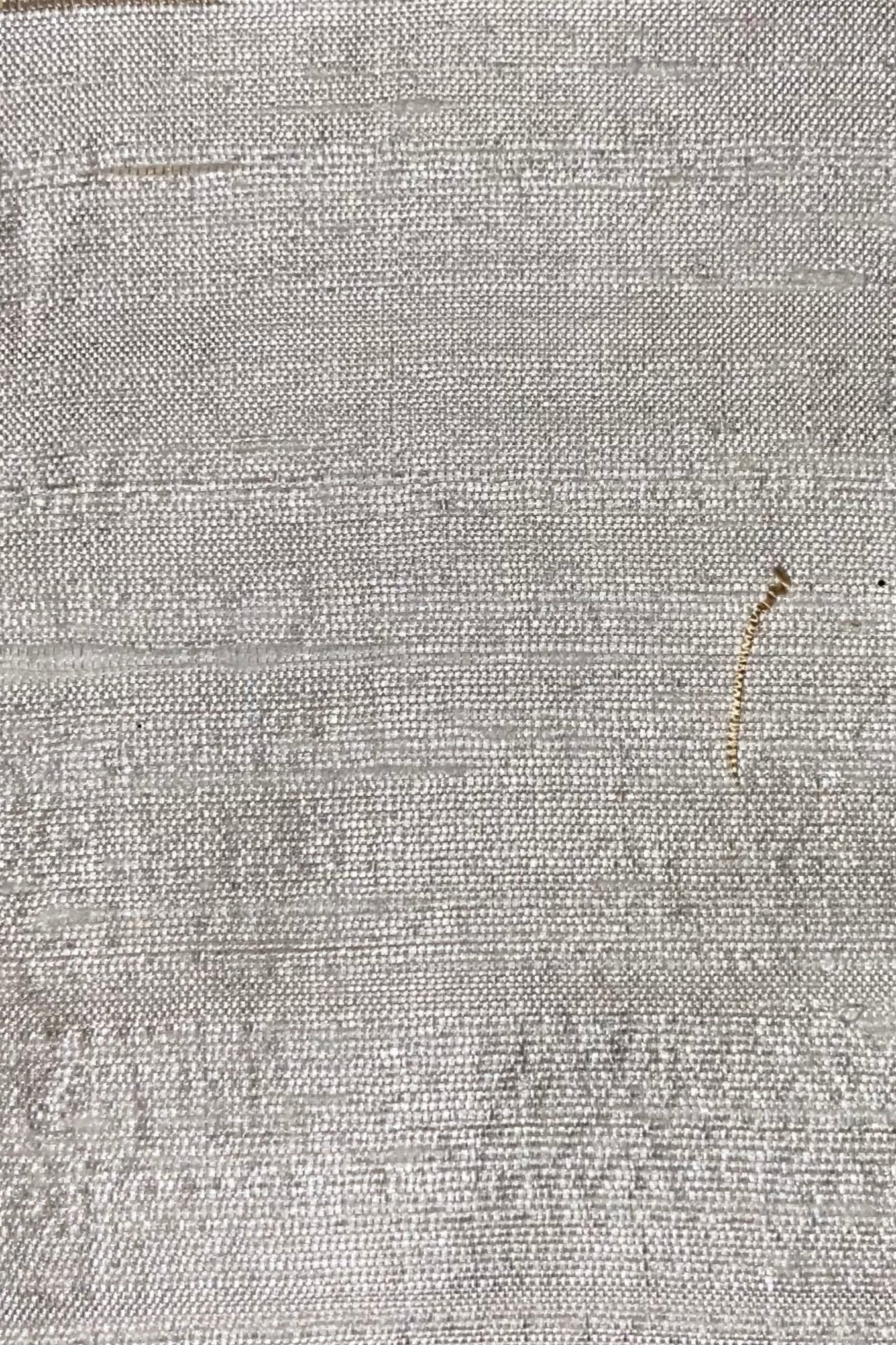 Darbari Dupion Silk - Raw Silk Fabric- Acadia White