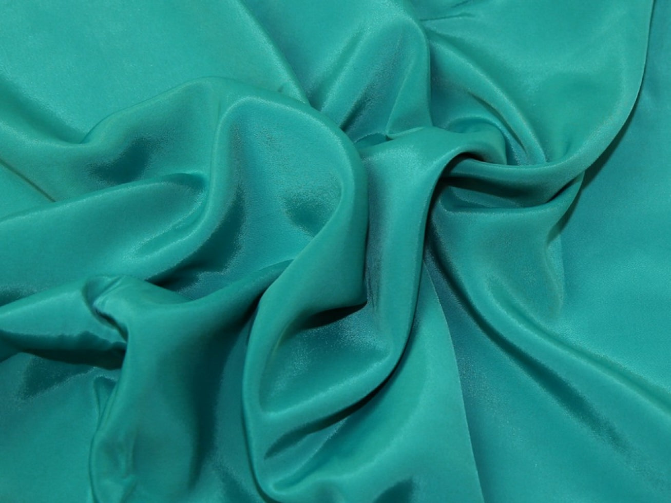 Darbari Smooth Light And Feel Like Feather On Skin Crepe De Chine Fabric- Jade