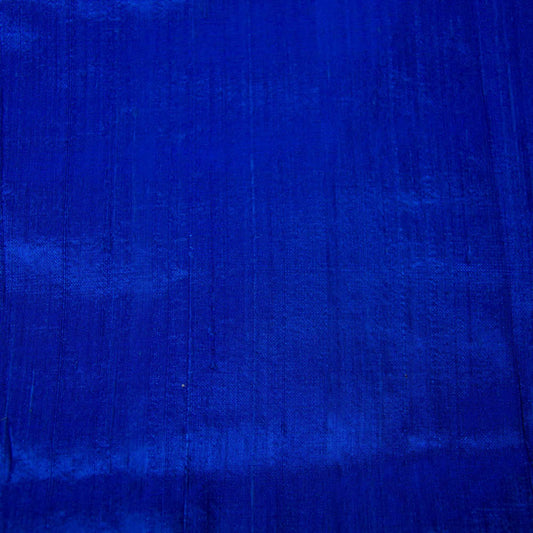 Copy of Copy of Darbari Dupioni Silk - Raw Silk Fabric- Royal Blue