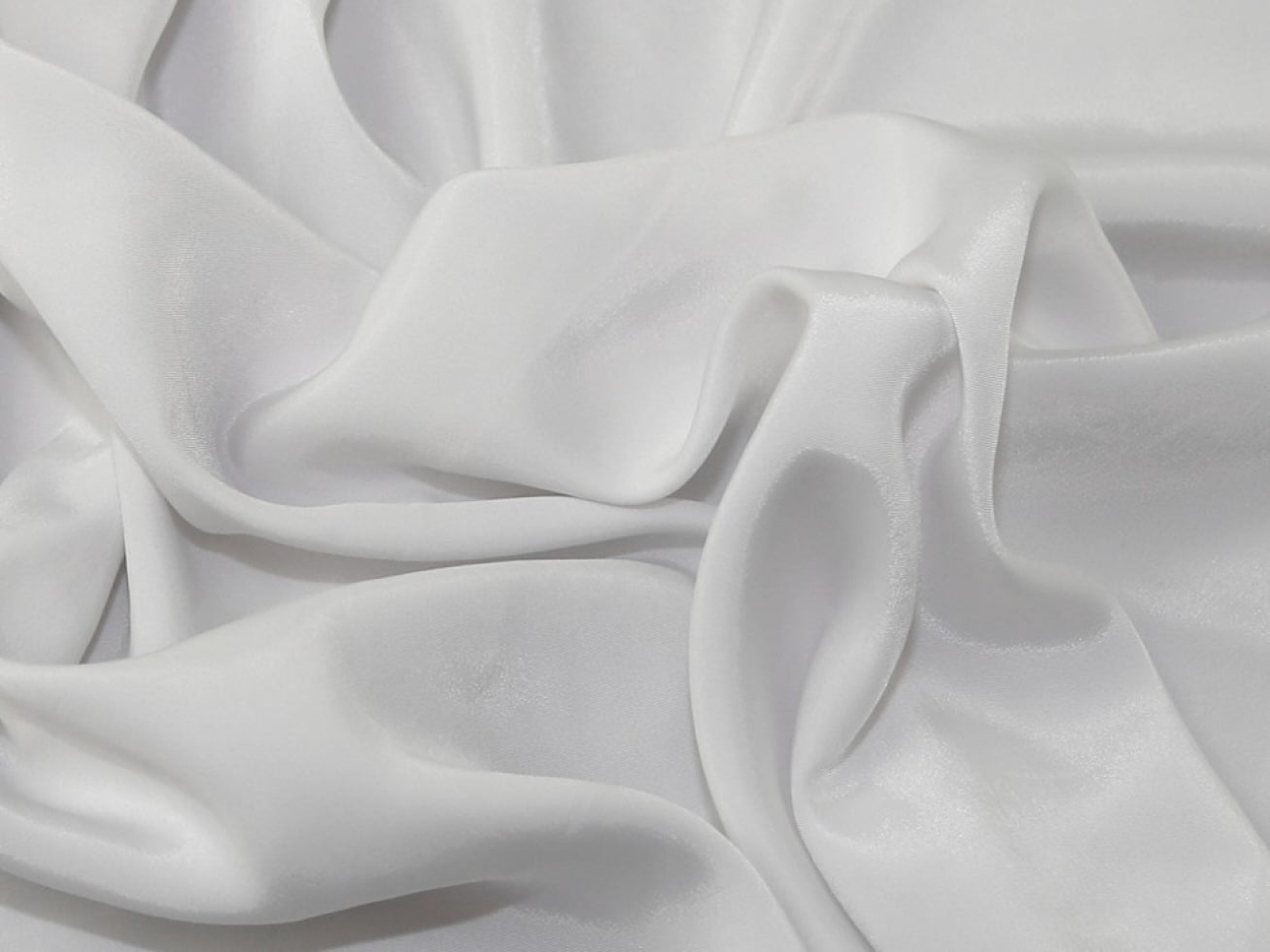 Darbari Smooth Light And Feel Like Feather On Skin Crepe De Chine Fabric- White