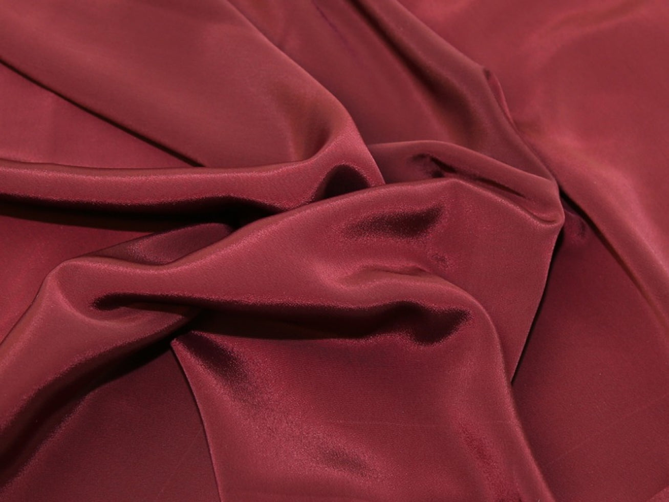 Darbari Smooth Light And Feel Like Feather On Skin Crepe De Chine Fabric- Wine