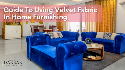 Guide To Using Velvet Fabric In Home Furnishing