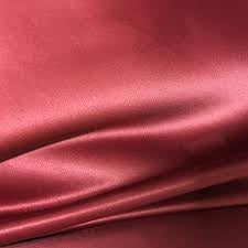 Darbari Handmade Plain Back Satin Fabric Material- Wine