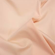 Darbari Handmade Plain Back Satin Fabric Material- Nude Pink