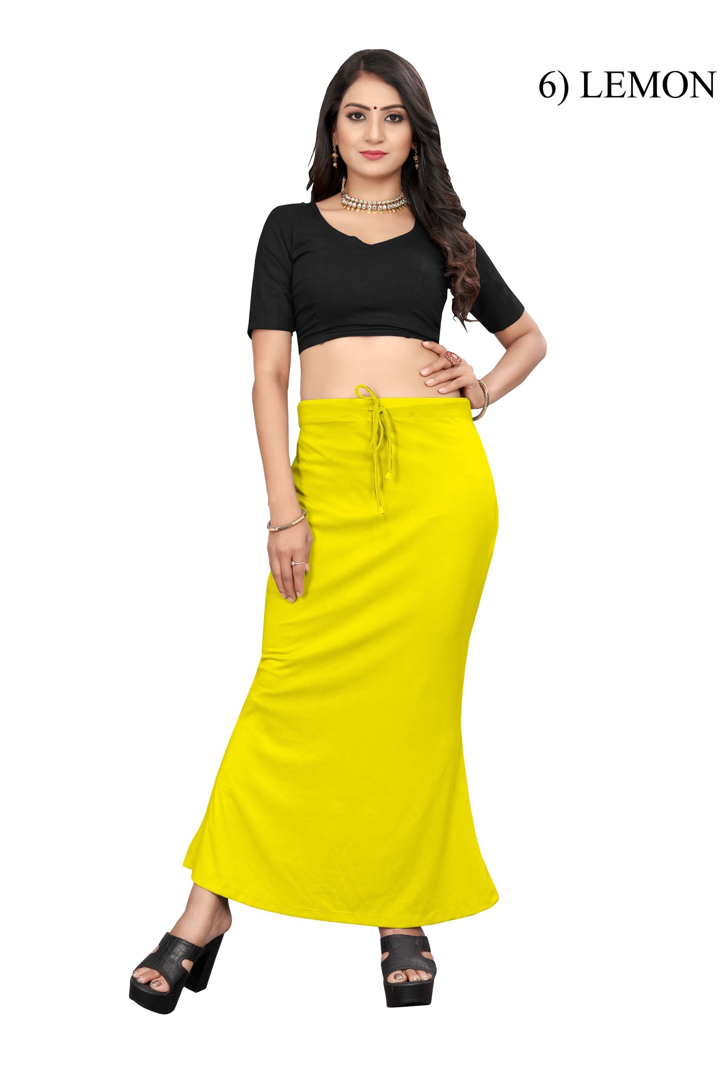 Free Size Saree Petticoat - Lycra Shapewear Underskirt