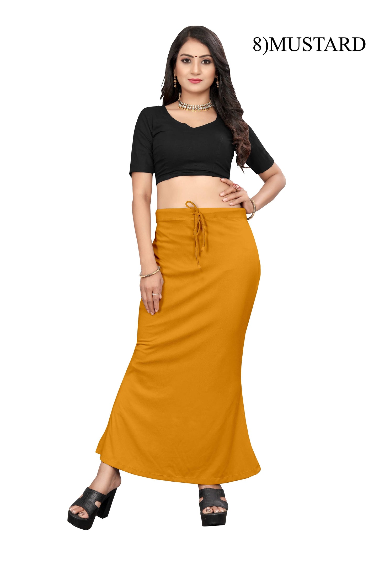 Free Size Saree Petticoat - Lycra Shapewear Underskirt