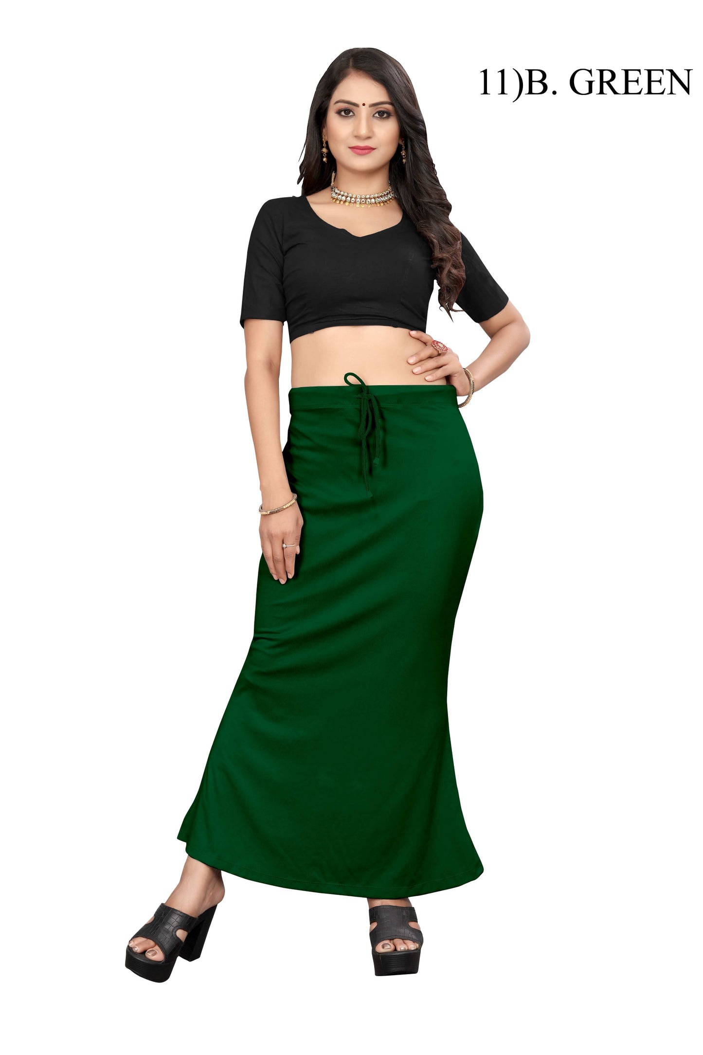 Free Size Saree Petticoat - Lycra Shapewear Underskirt