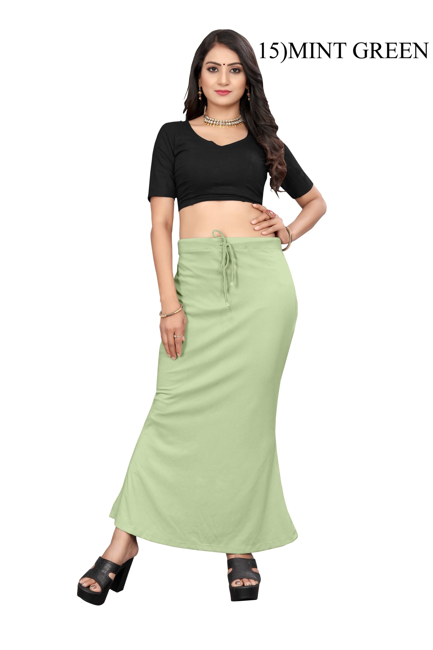 Free Size Saree Petticoat - Lycra Shapewear Underskirt