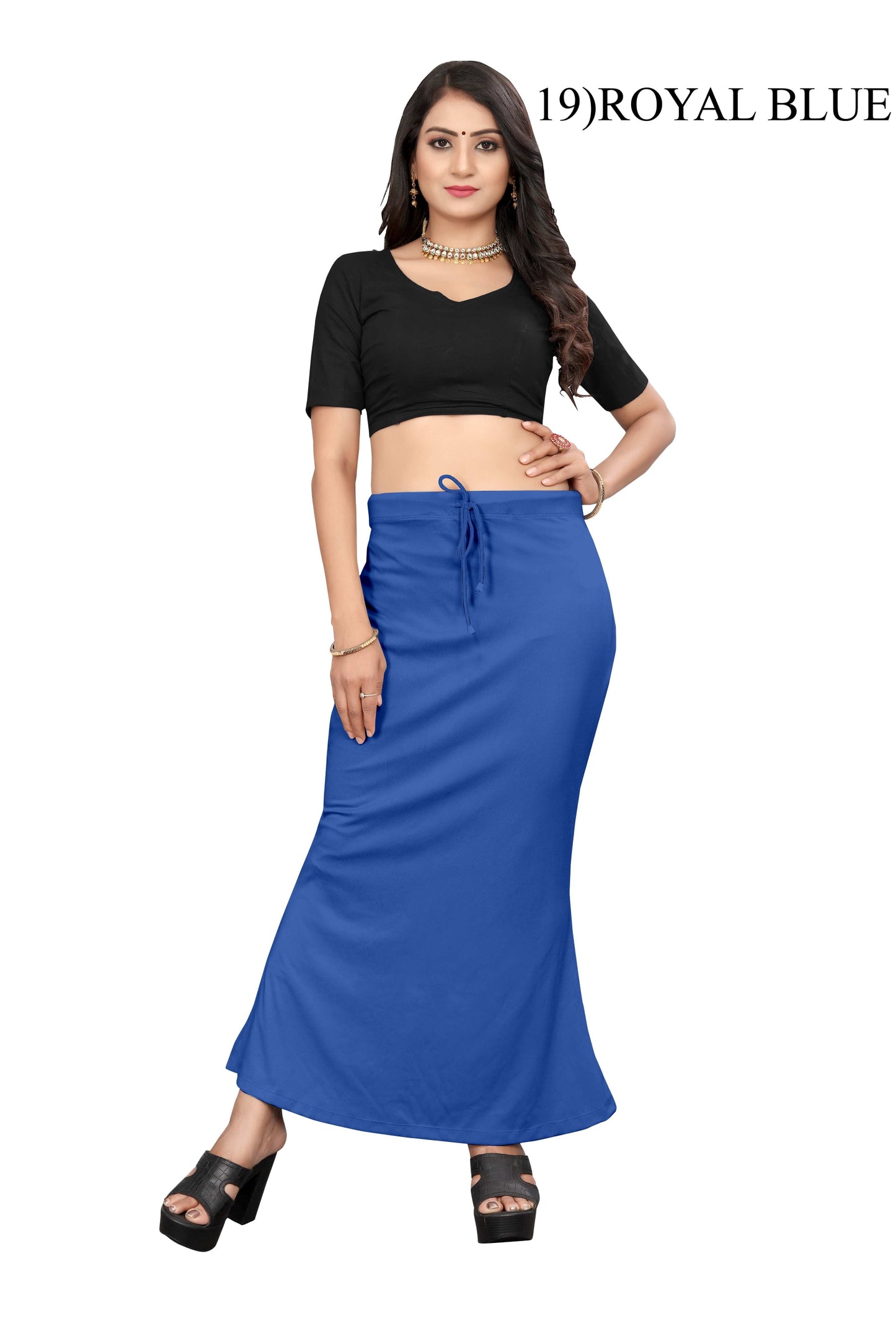 Free Size Saree Petticoat - Lycra Shapewear Underskirt