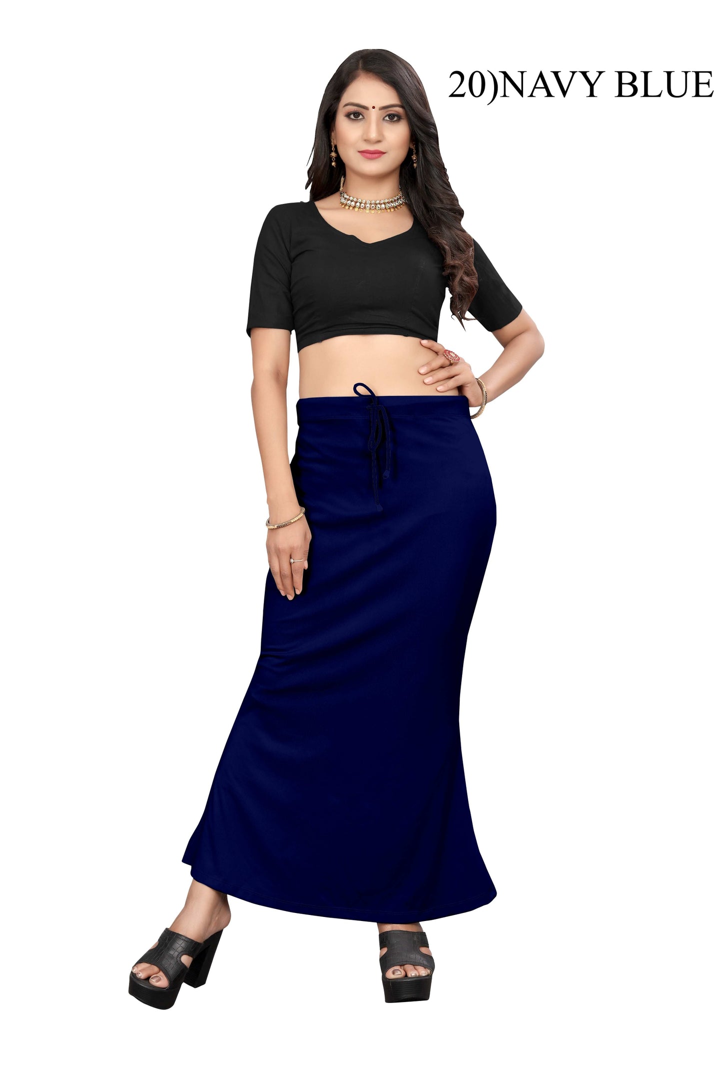 Free Size Saree Petticoat - Lycra Shapewear Underskirt