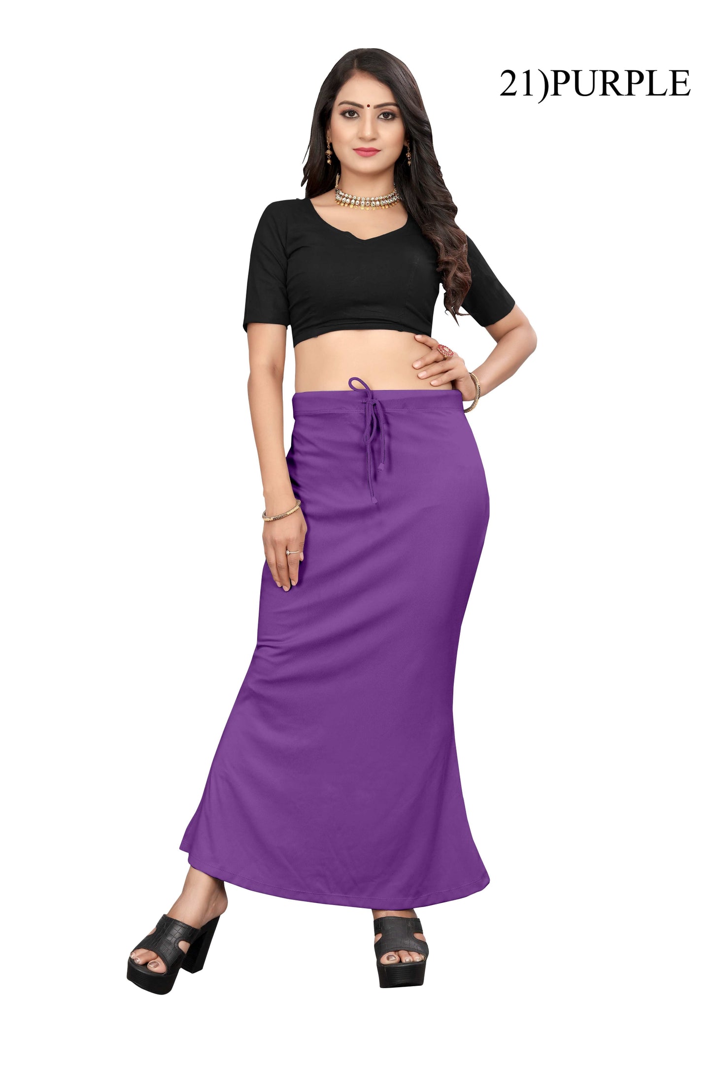 Free Size Saree Petticoat - Lycra Shapewear Underskirt