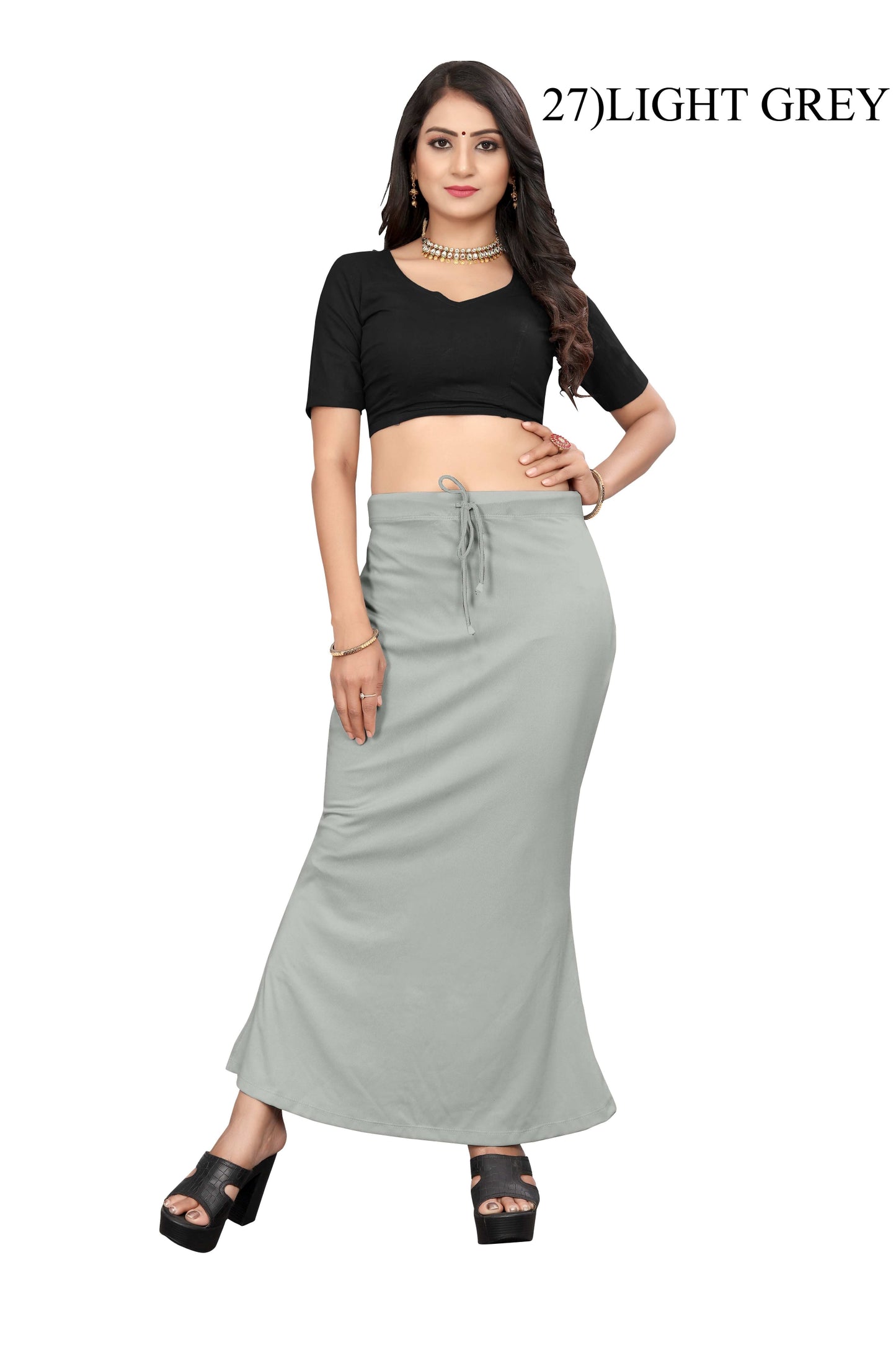 Free Size Saree Petticoat - Lycra Shapewear Underskirt