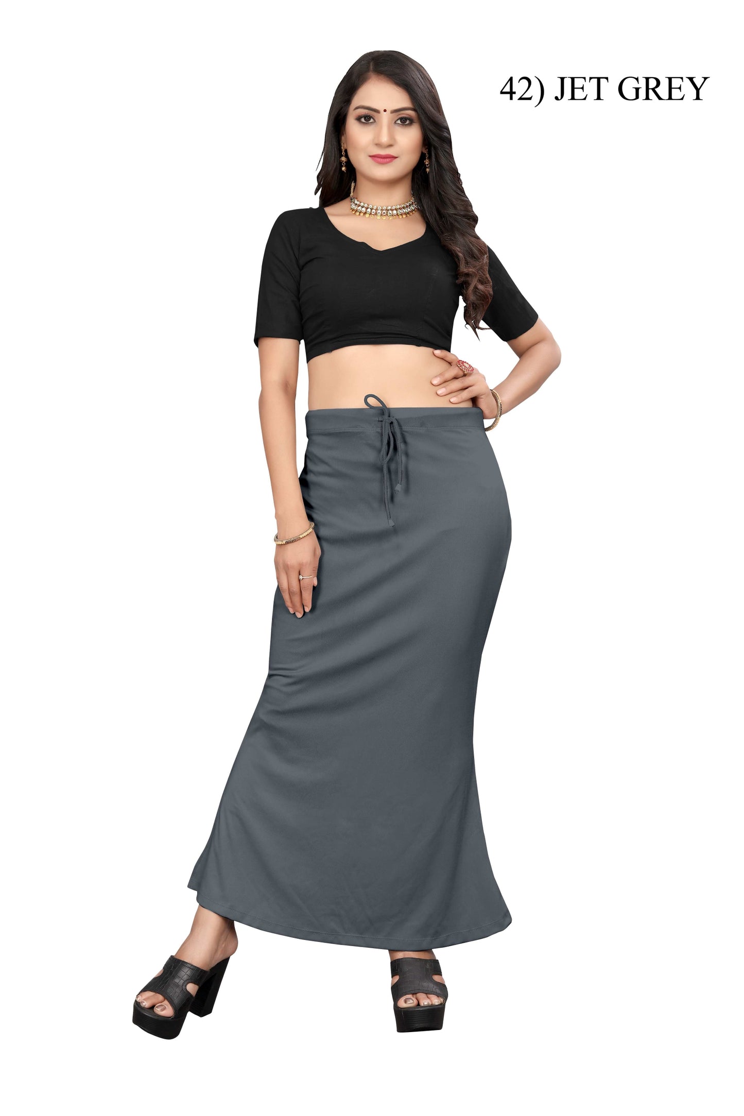 Free Size Saree Petticoat - Lycra Shapewear Underskirt