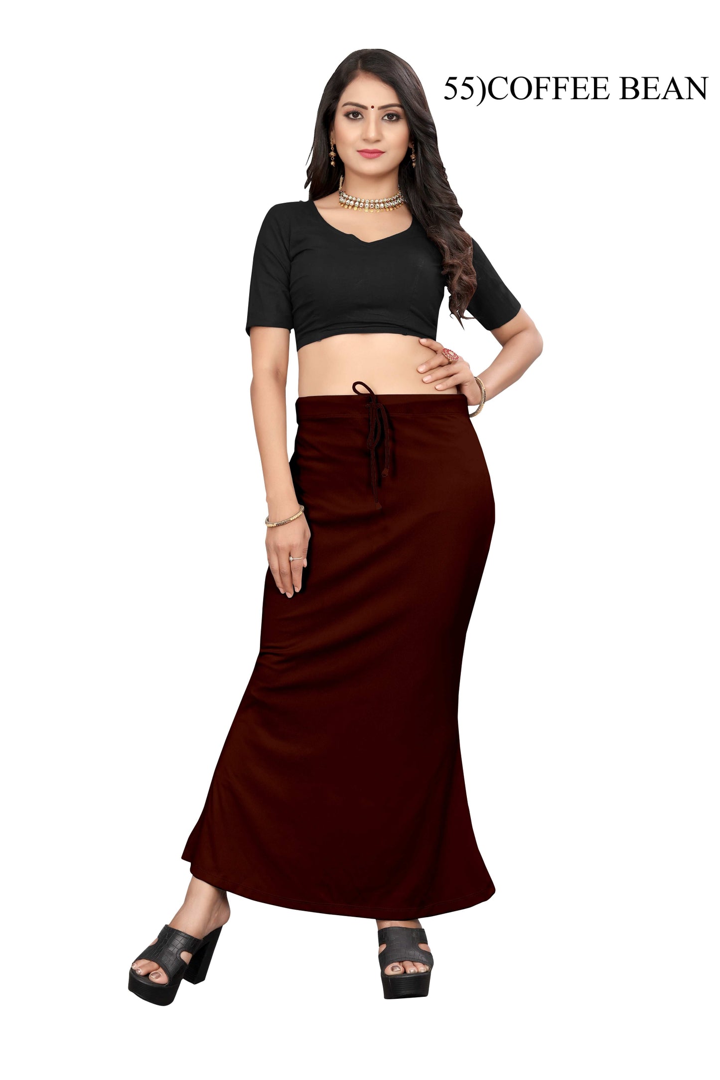 Free Size Saree Petticoat - Lycra Shapewear Underskirt