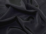 Darbari Smooth Light And Feel Like Feather On Skin Crepe De Chine Fabric- Black