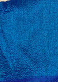 Darbari Dupion Silk - Raw Silk Fabric- Ocean Blue