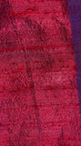 Darbari Dupion Silk - Raw Silk Fabric- Jam Red