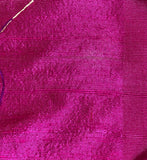 Darbari Dupion Silk - Raw Silk Fabric- Rose Pink