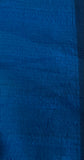Darbari Dupion Silk - Raw Silk Fabric- Azure Blue