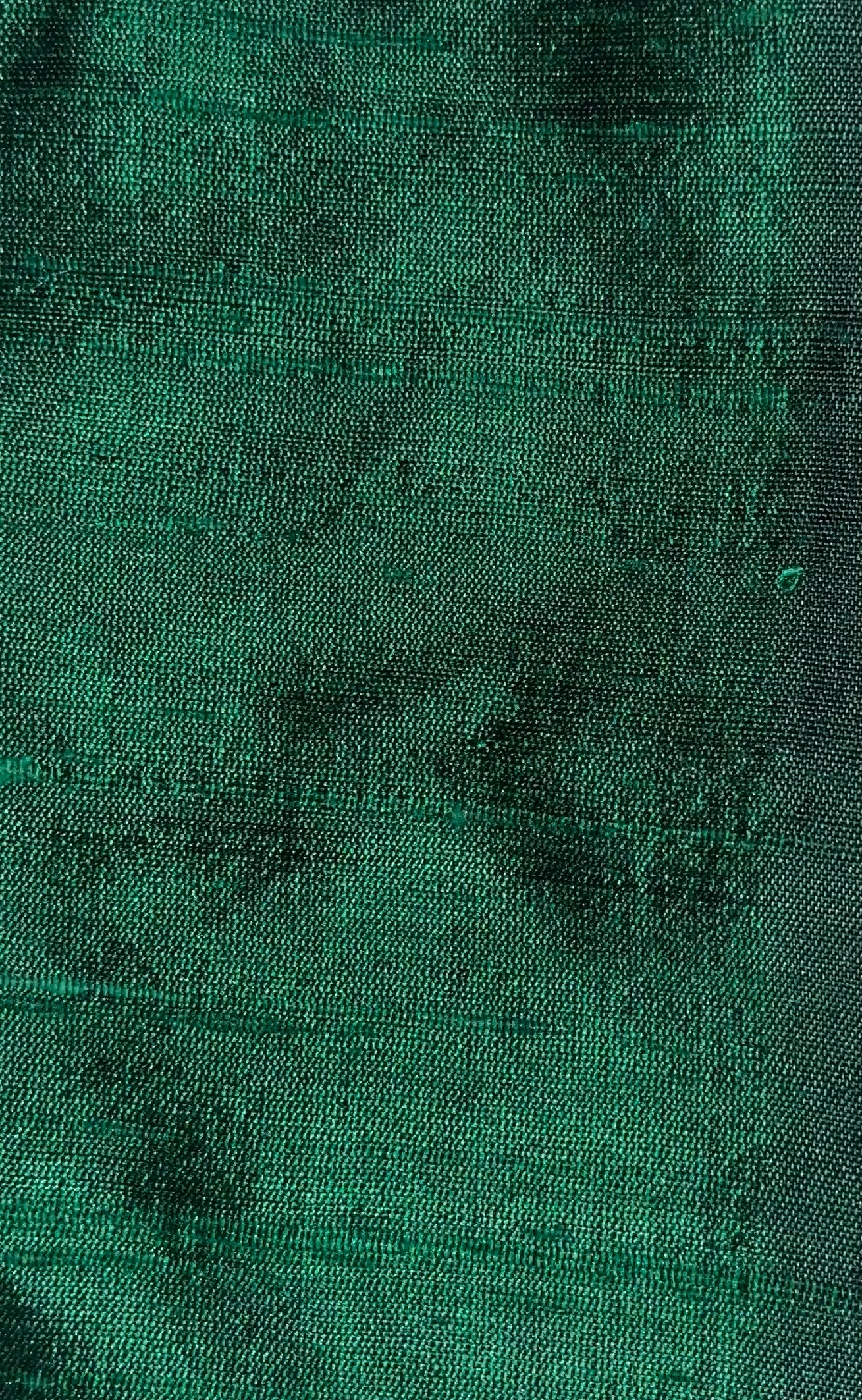 Darbari Dupion Silk - Raw Silk Fabric- Forest Green