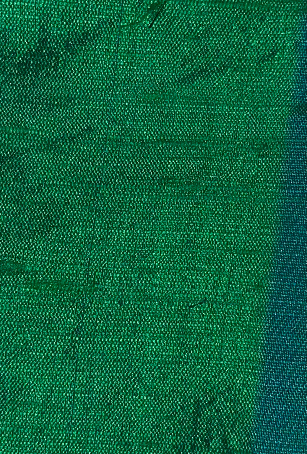 Darbari Dupion Silk - Raw Silk Fabric- Mint Green