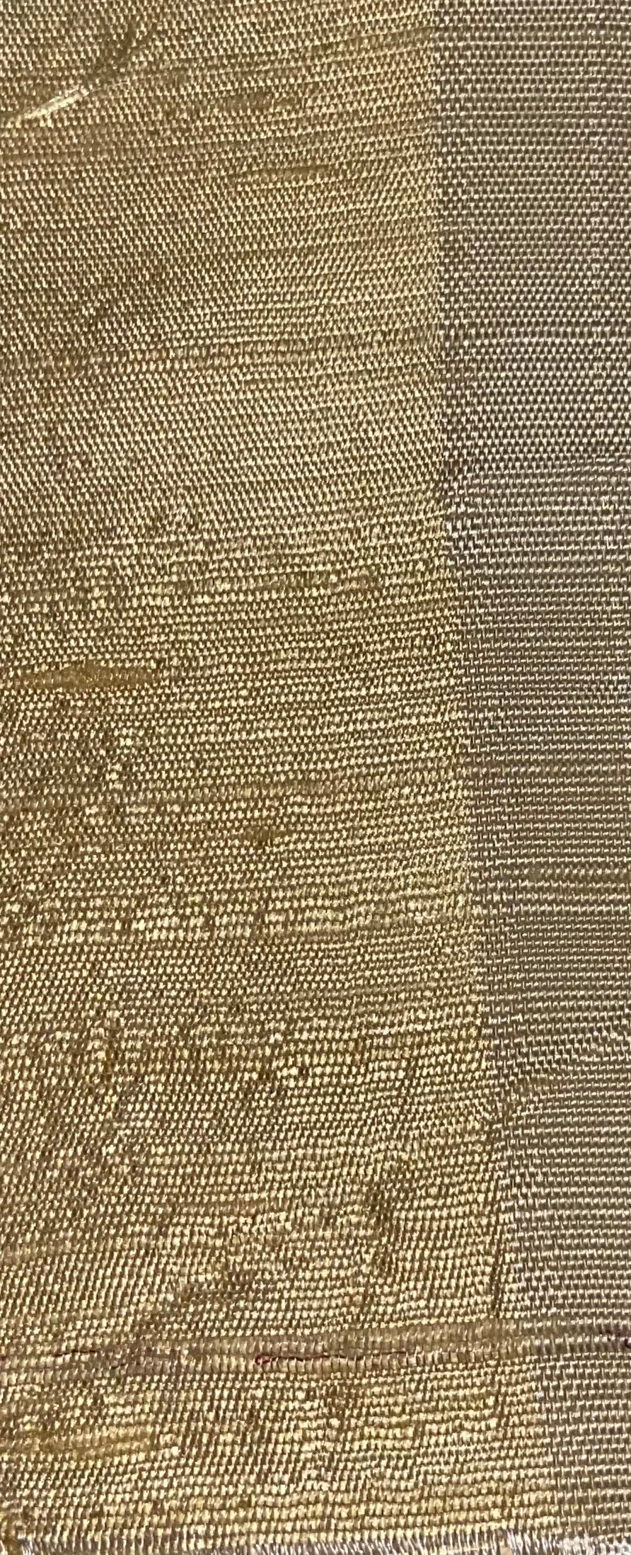 Darbari Dupion Silk - Raw Silk Fabric- Yellow