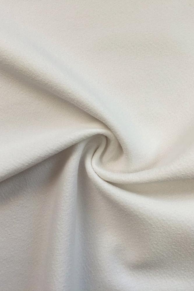 Darbari New 4 Way Stretch Crepe Jersey Dressmaking Fabric- Ivory