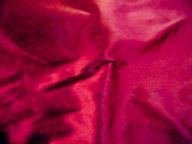 Darbari Dupioni Silk - Raw Silk Fabric- Magenta