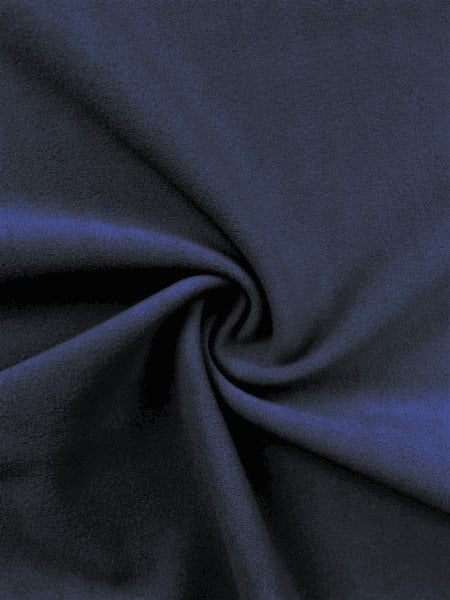 Darbari New 4 Way Stretch Crepe Jersey Dressmaking Fabric- Midnight Navy