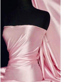 Darbari Handmade Heavy Back Satin Fabric Material- Nude Pink