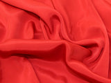 Darbari Smooth Light And Feel Like Feather On Skin Crepe De Chine Fabric- Red