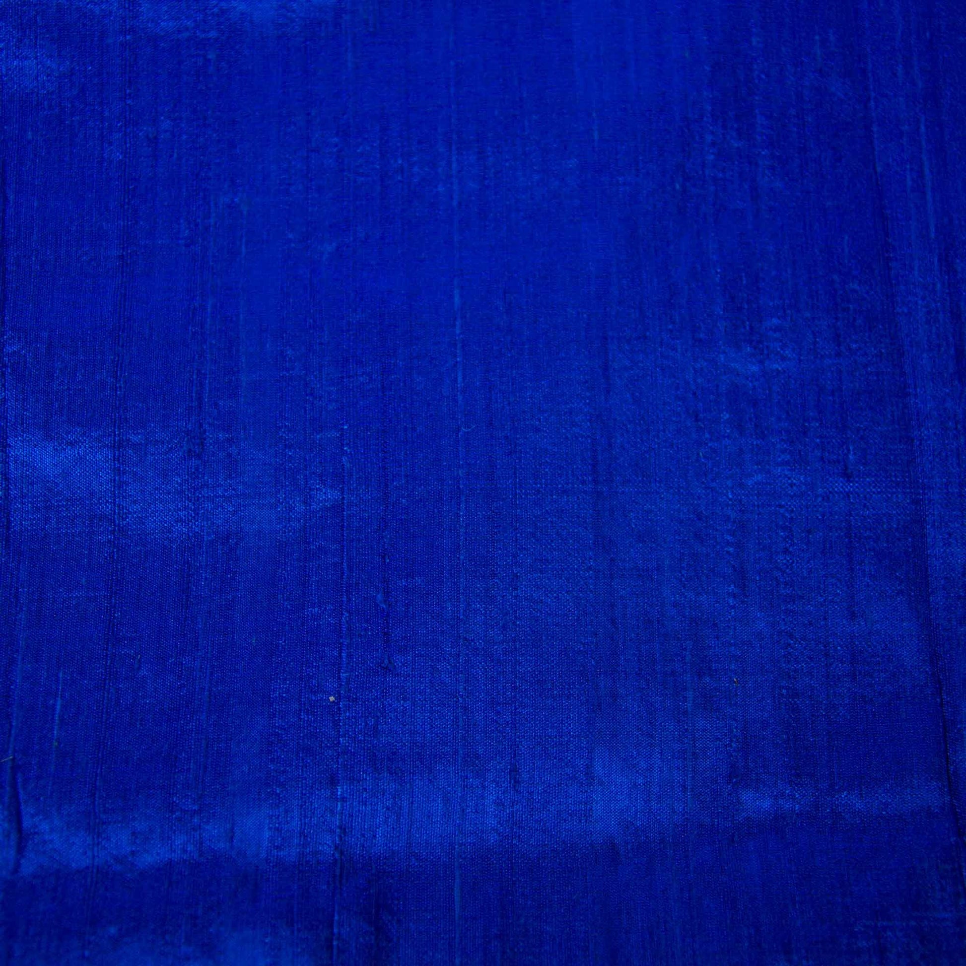 Copy of Copy of Darbari Dupioni Silk - Raw Silk Fabric- Royal Blue