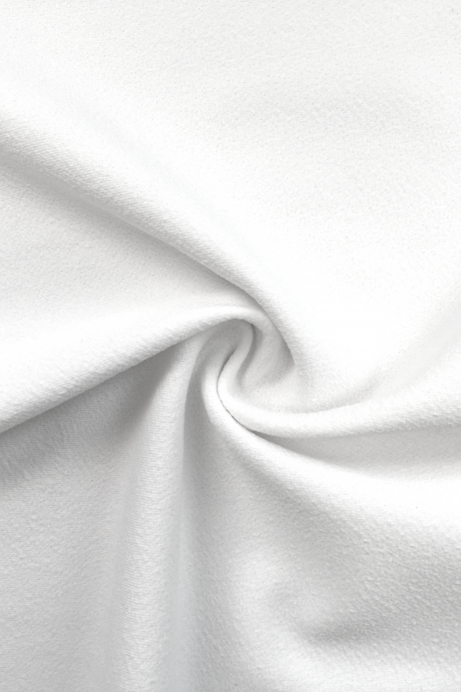 Darbari New 4 Way Stretch Crepe Jersey Dressmaking Fabric- White