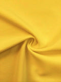 Darbari New 4 Way Stretch Crepe Jersey Dressmaking Fabric- Yellow